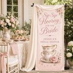 Bridal Tea Party Fabric Banner – product photo 9