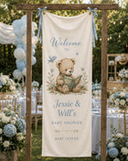 Teddy Bear Baby Shower Fabric Banner – product photo 6