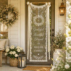 Custom Family Welcome Lace Banner – product photo 7