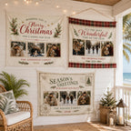 Christmas Family Photo Tapestry – product photo 6