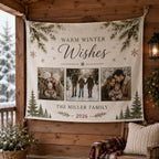 Christmas Family Photo Tapestry – product photo 8
