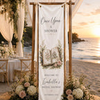 Book Theme Bridal Shower Fabric Banner – product photo 7