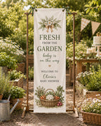 Berry Sweet Baby Shower Banner – product photo 8