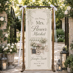 Personalized Flower Market Bridal Shower Banner – product photo 8