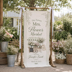 Personalized Flower Market Bridal Shower Banner – product photo 9
