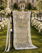 Reserved Memorial Chair Lace Banner – product photo 6