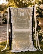 Reserved Memorial Chair Lace Banner – product photo 7