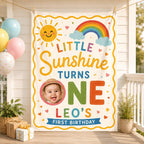 Personalized Rookie of the Year First Birthday Banner – product photo 5