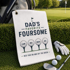 Personalized Golf Towel: Dad's Favorite Foursome – product photo 10