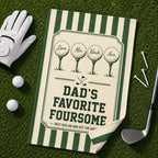 Personalized Golf Towel for Dad – main product view