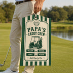Personalized Golf Towel, Papa's Caddy Crew – product photo 6