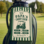 Personalized Golf Towel, Papa's Caddy Crew – product photo 8