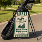 Personalized Golf Towel, Papa's Caddy Crew – product photo 9