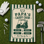 Personalized Golf Towel, Papa's Caddy Crew – product photo 10