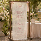 Personalized Lace Bridal Brunch Banner – product photo 10