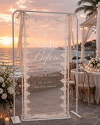 The Night Before Lace Banner – product photo 4