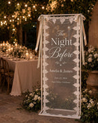 The Night Before Lace Banner – product photo 2