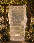 The Night Before Lace Banner – product photo 9