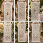 Memorial Lace Banner, Personalized Celebration of Life Sign, Custom Sheer Remembrance Banner – product photo 2