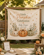 Little Pumpkin Baby Shower Tapestry – product photo 5