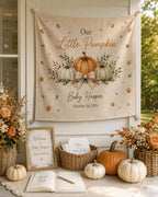 Little Pumpkin Baby Shower Tapestry – product photo 6