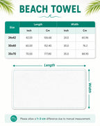 Personalized Volleyball Beach Towel – product photo 4