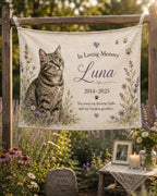 Personalized Pet Memorial Linen Tapestry – product photo 9