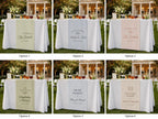 Wedding Bar Table Runner, Personalized Signature Drinks Runner – product photo 2