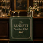 Custom Cocktail Club Wedding Banner – product photo 9