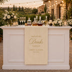 Personalized Wedding Bar Runner – product photo 5