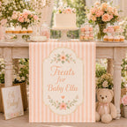 Personalized Baby Shower Sweet Treats Table Runner – product photo 7