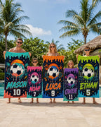 Personalized Soccer Beach Towel – product photo 7