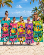 Personalized Softball Beach Towel – product photo 10