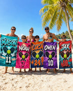 Personalized Pickleball Beach Towel – product photo 5
