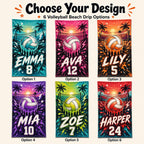 Personalized Volleyball Beach Towel – product photo 2