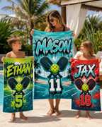 Personalized Pickleball Beach Towel – product photo 10