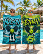 Personalized Pickleball Beach Towel – product photo 9