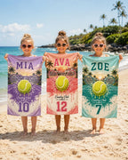 Personalized Tennis Beach Towel – product photo 10