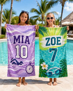 Personalized Beach Towel, Custom Name Pool Towel – product photo 8