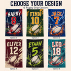 Personalized Rugby Jersey Beach Towel – product photo 2