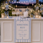Something Blue Wedding Bar Runner – product photo 4