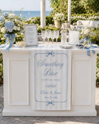 Something Blue Wedding Bar Runner – product photo 9