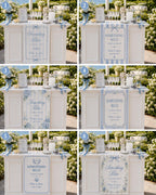 Something Blue Wedding Bar Runner – product photo 2