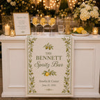 Personalized Lemon Spritz Bar Wedding Fabric Banner – product photo 5