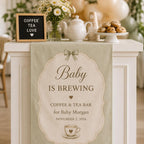 Baby Shower Coffee Bar Runner – product photo 9