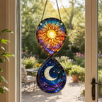 Personalized Sun Moon Suncatcher – product photo 2