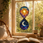 Personalized Sun Moon Suncatcher – product photo 3