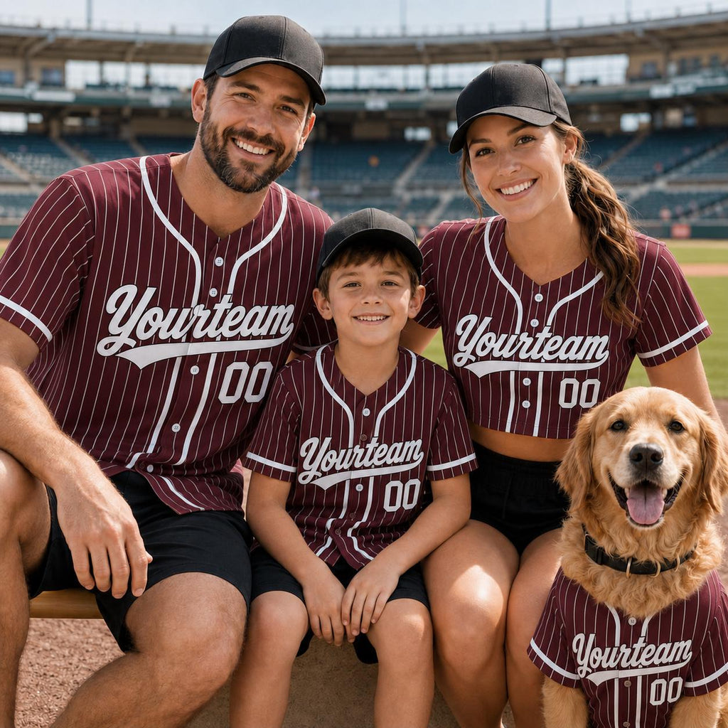 Matching Family Baseball Jersey, Custom Team Name Jersey Shirt, Personalized Baseball Outfit, Family Game - product image 9