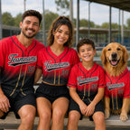 Custom Baseball Jersey, Personalized Team Name Shirt, Gradient Sports Outfit – product photo 10