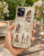 Personalized Family Photo Phone Case, Custom Photo Collage Case, Summer Memories Gift For Mom